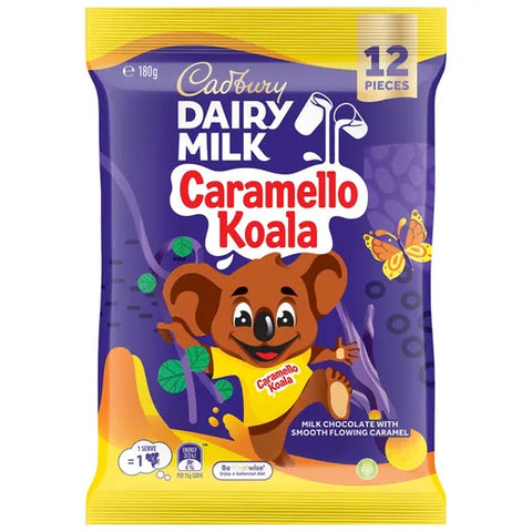 Cadbury dairy milk Chocolate Caramello Koala sharepack, 12 pack, 180g