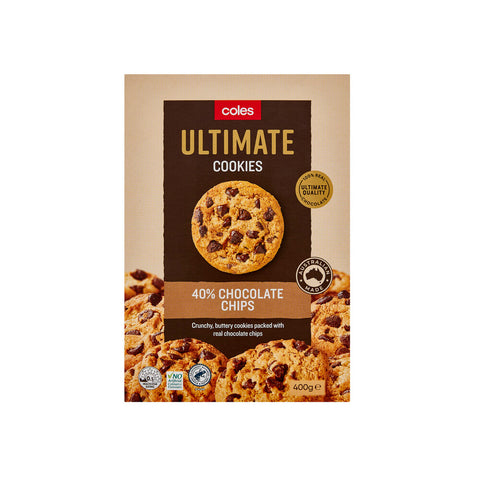 Coles Ultimate 40% Triple Chocolate Chip Cookie | 400g