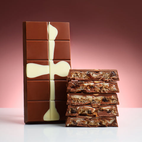 Choced Not Cross Bun Chocolate Block