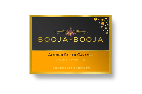Booja-Booja Organic Chocolate Almond Salted Caramel Truffle's 8 Pack | 92g