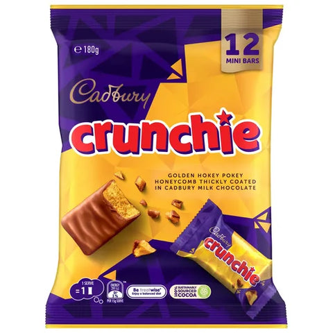 Cadbury Crunchie Chocolate sharepack, 180g