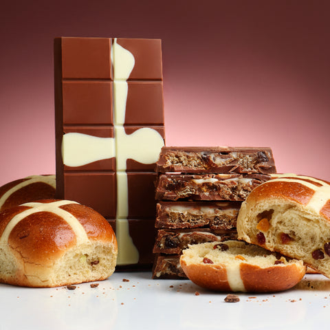 Choced Not Cross Bun Chocolate Block