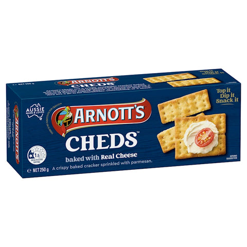 Arnotts Cheds Cheese Crackers 250g