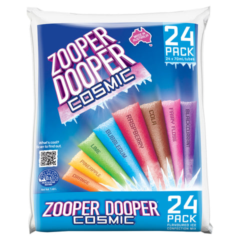 Zooper Dooper 8 Cosmic Flavours 24 pack