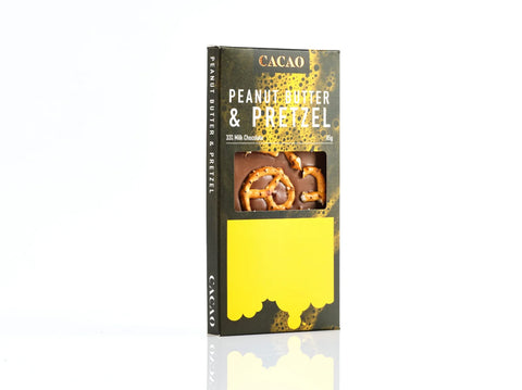 Cacao Peanut Butter and Pretzel Bar | 85g