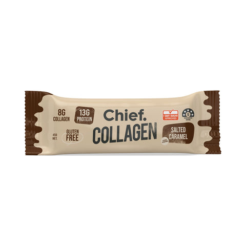 Chief Nutrition Salted Caramel Collagen Bar | 45g