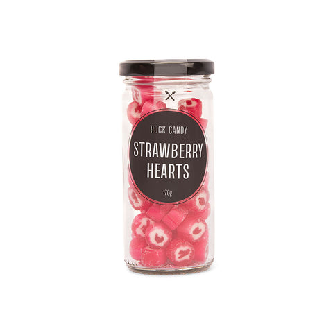 Chocamama Strawberry Hearts Rock Candy | 170g