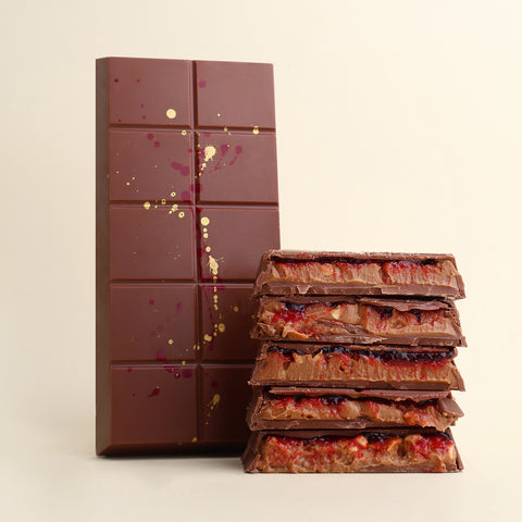 Choced PB&J Chocolate Block