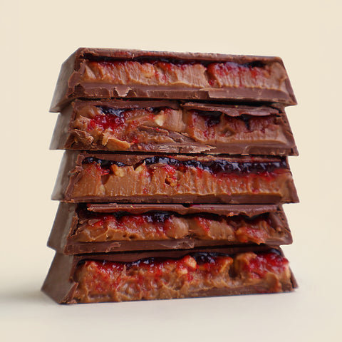 Choced PB&J Chocolate Block
