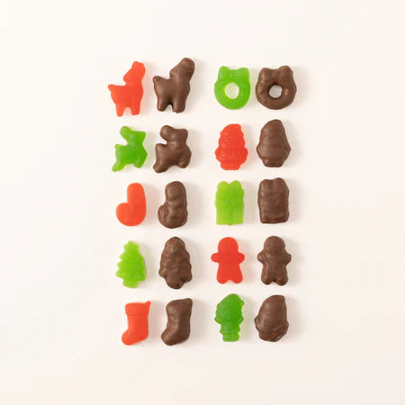 Coated Milk Chocolate Christmas Jellies