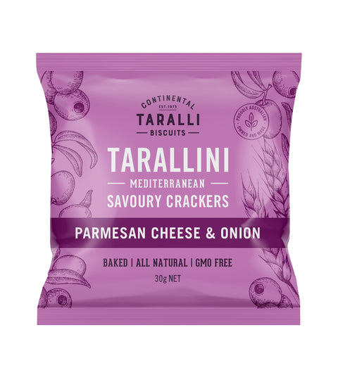 Continental Taralli Biscuit Parmesan Cheese Onion Tarallini | 30g