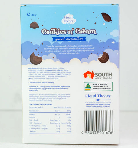 Cloud Theory Cookies & Cream Gourmet Marshmallow 6 Pack | 130g