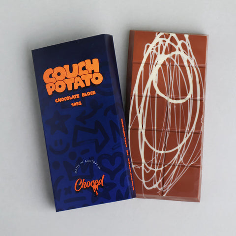 Choced Couch Potato Chocolate Block