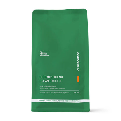 Dukes Coffee Highwire Blend Whole Bean | 500g