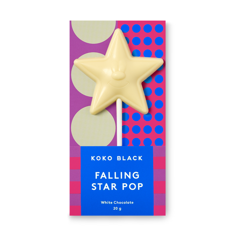 Koko Black Falling Star Pop White Chocolate | 20g