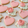 Hey There Cookie! Heart With Floral Cookie