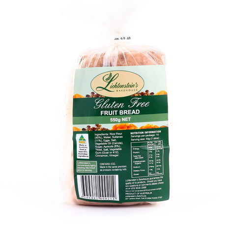 Lichtenstein's Bakehouse Fruit Gluten Free | 550g