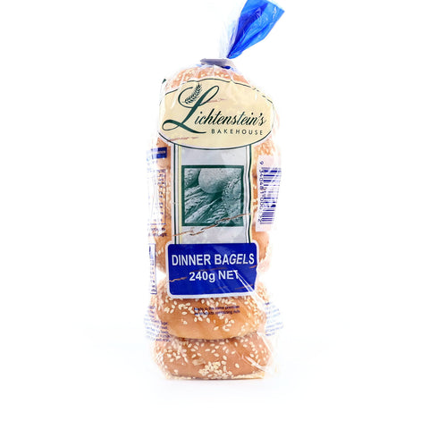 Lichtenstein's Bakehouse Sesame Seed Dinner Bagel 6 Pack