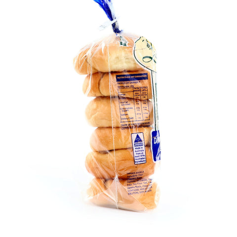 Lichtenstein's Bakehouse Plain Dinner Bagel 6 Pack