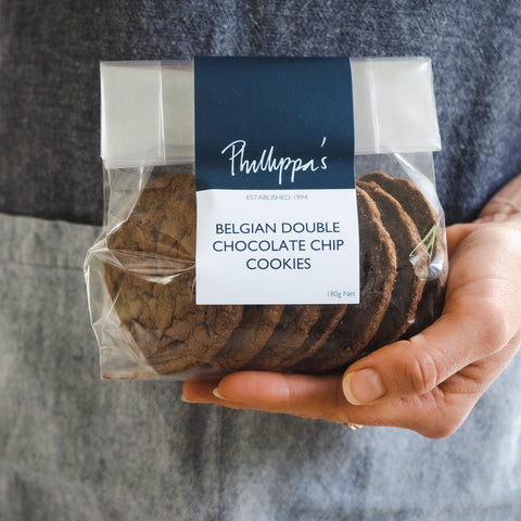 Phillippa's Belgian Double Chocolate Chip Cookies | 180g