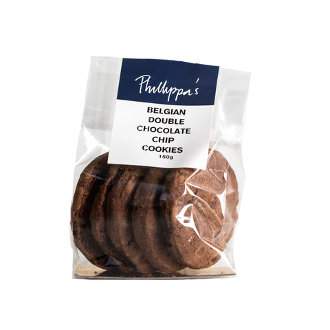 Phillippa's Belgian Double Chocolate Chip Cookies | 180g