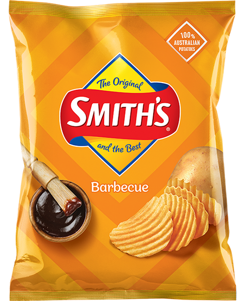 Smith's Crinkle Cut Potato Chips Barbecue 170g