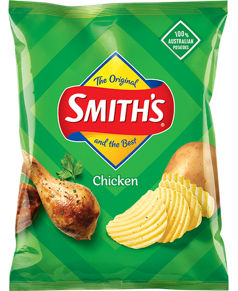 Smith's Crinkle Cut Potato Chips Chicken 170g