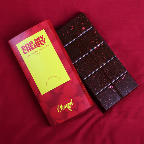 Choced Pop My Cherry Chocolate Block