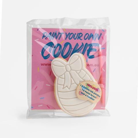 Hey There Cookie! Paint Your Own Cookie Bowed Egg