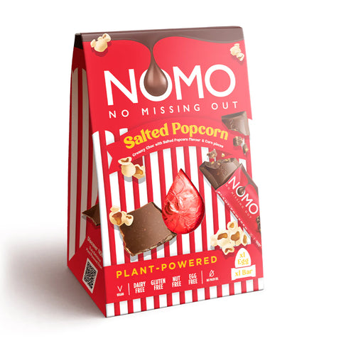NOMO Salted Popcorn Easter Egg and Bar | 158g