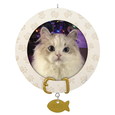 Hallmark Furry Friend Cat Photoholder Ornament