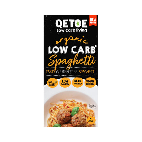 QETOE Organic Low Carb Spaghetti | 200g