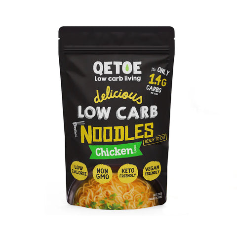 QETOE Low Carb Chicken Noodles | 250g