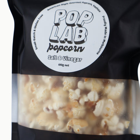 Pop Lab Salt & Vinegar Popcorn| 100g