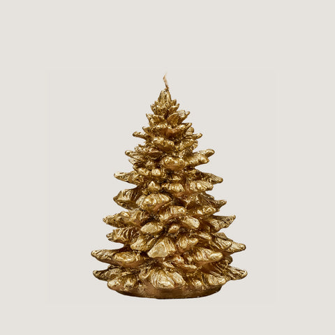Love Ally Small Noel Tree Candle Gold