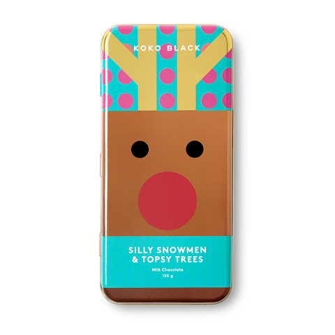 Koko Black Milk Chocolate Rudolph Pencil Tin | 150g