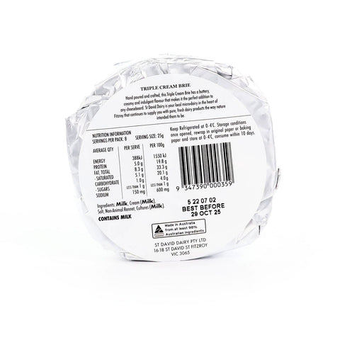 St David Dairy Triple Cream Brie | 200g