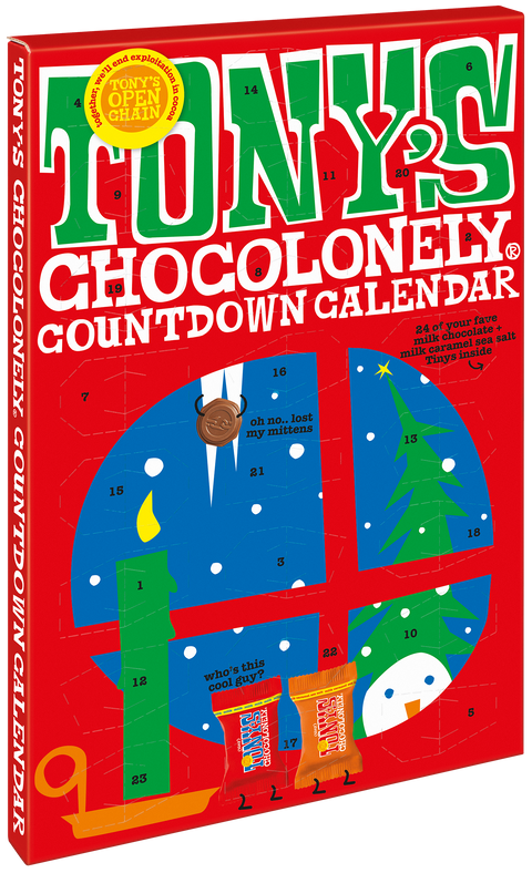 Tony's Chocolonely Tiny's Countdown Calendar | 216g
