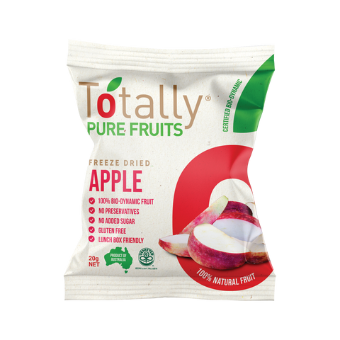 Totally Pure Fruits Freeze Dried Bio Dynamic Apple | 20g