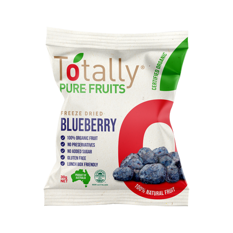 Totally Pure Fruits Freeze Dried Organic Blueberry | 30g