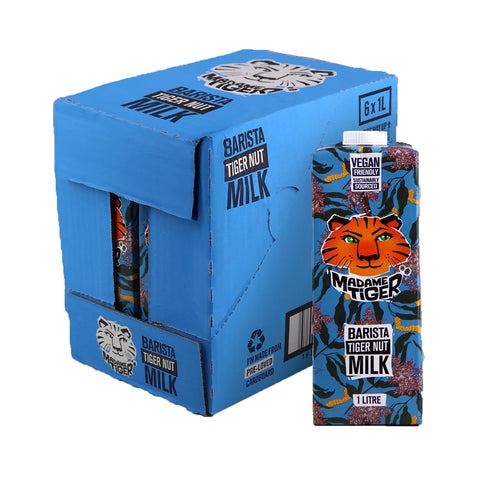 Madame Tiger Nut Barista Milk Box | 6 x 1L