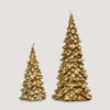 Love Ally Traditional Tree Candle Set Gold