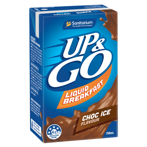 Up&Go Liquid Breakfast Choc Ice 250mL x 12 pack