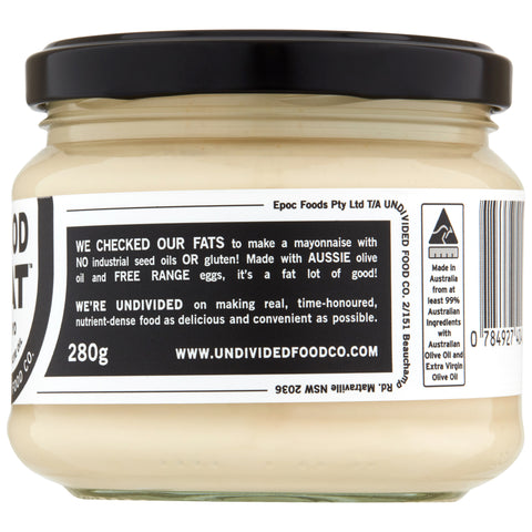 Undivided Food Co Good Fat Mayo | 280g