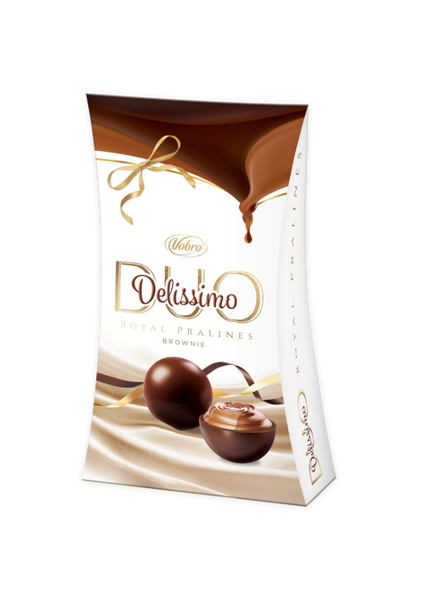 Vobro Delissimo DUO Brownie Pralines | 105g