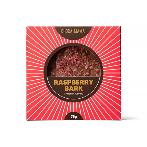 Chocamama Milk Chocolate Raspberry Bark | 75g