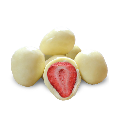 Totally Pure Fruits White Chocolate Strawberries | 150g