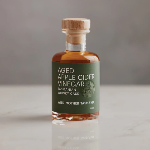 Wild Mother Apple Cider Vinegar Tasmanian Whiskey Cask Aged | 200mL