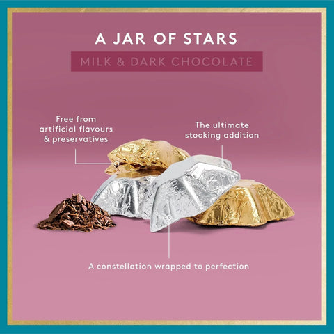 A Jar Of Stars Milk & 54% Dark 140g - Koko Black
