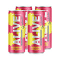 Alive Soft Drink - Raspberry Lemonade 4 x 250ml - Alive